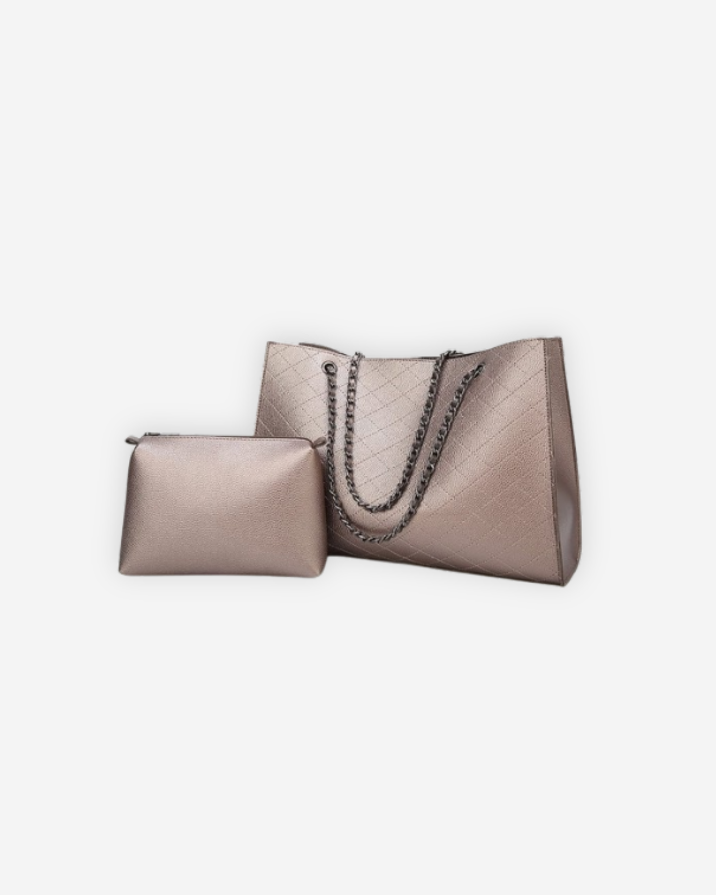BAGZIO Signature Chain Tote Set