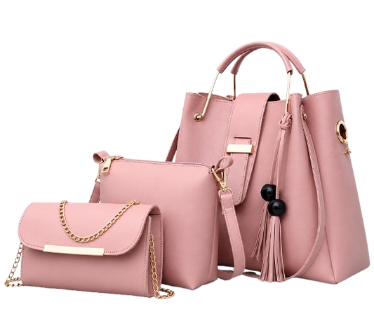 BAGZIO Urban Grace 3-Piece Handbag Set